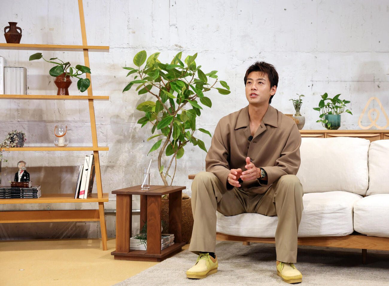 AirbnbJapan新ブランドキャンペーンに登場した竹内涼真は思いを語る（撮影・浅見桂子）