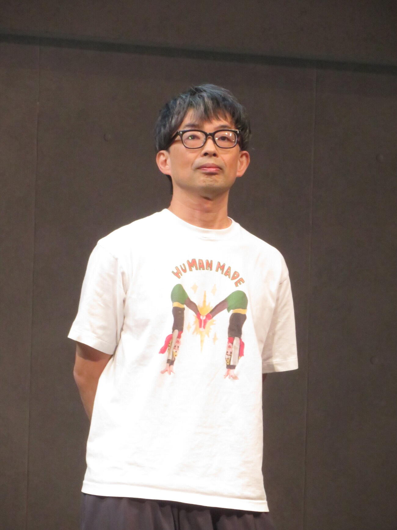 舞台「二階堂朝陽は助けに来る」の取材会に出席した演出の細川徹氏