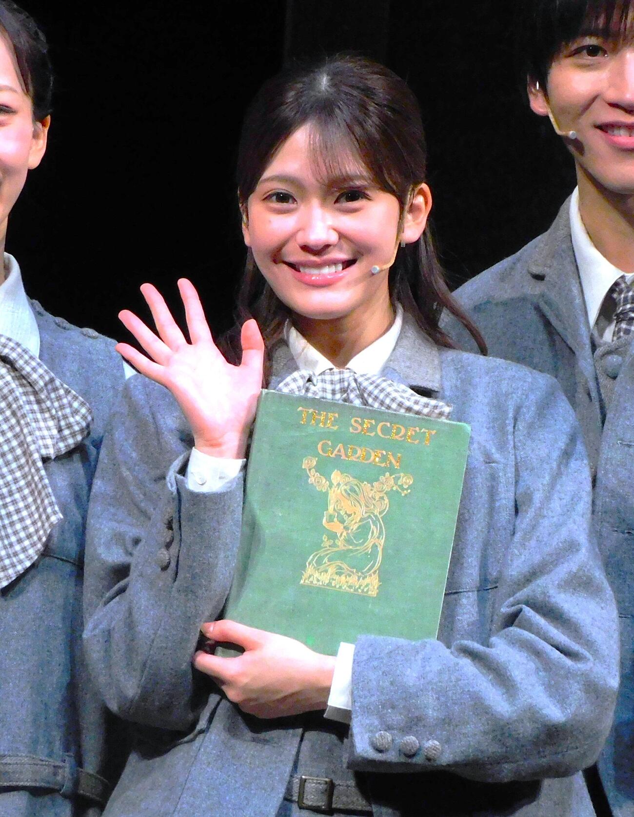 ミュージカル「秘密の花園」に出演する乃木坂46奥田いろは（撮影・寺本吏輝）