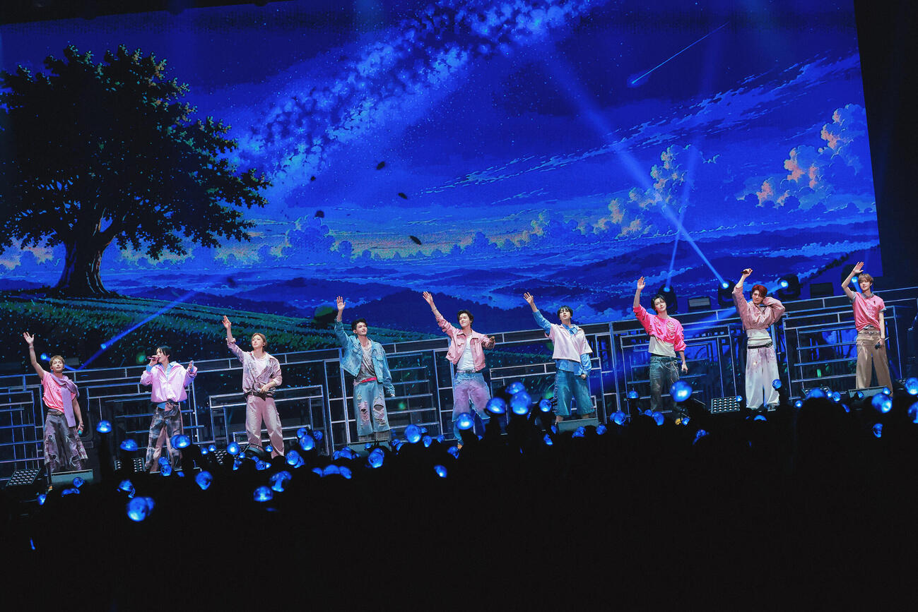 「2026－2027　＆TEAM CONCERT TOUR　‘Mark on You’」東京公演を開催した＆TEAM（C）YX LABELS