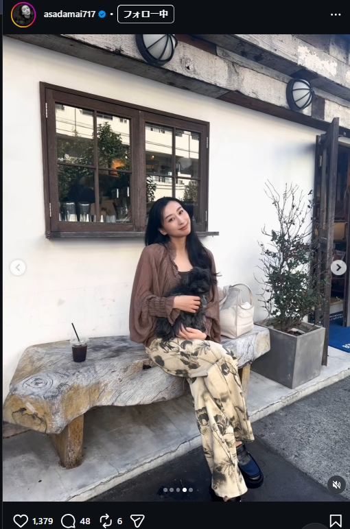 浅田舞のインスタグラムから