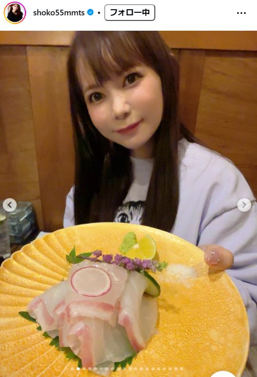 中川翔子のインスタグラムから