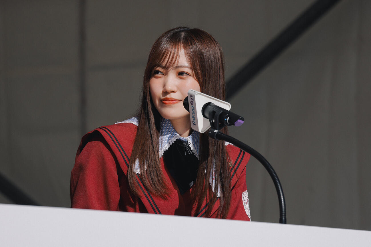 TOKYO FM「JA全農　COUNTDOWN JAPAN」公開生放送に出演した松田里奈