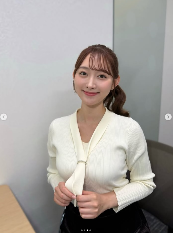 森山みなみアナのインスタグラムから