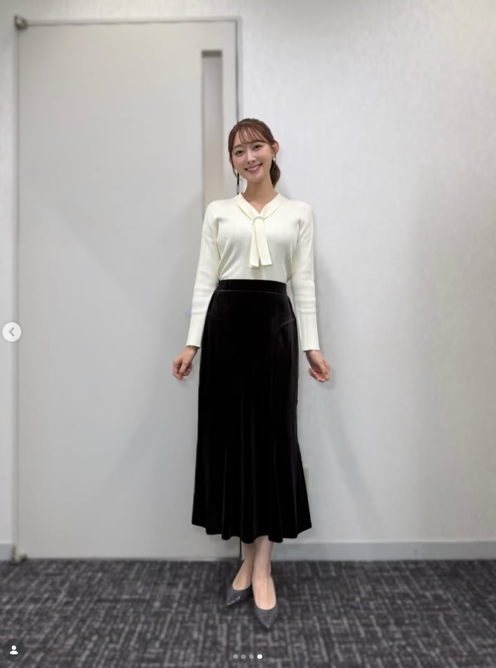 森山みなみアナのインスタグラムから