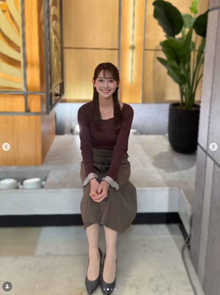 森山みなみアナのインスタグラムから