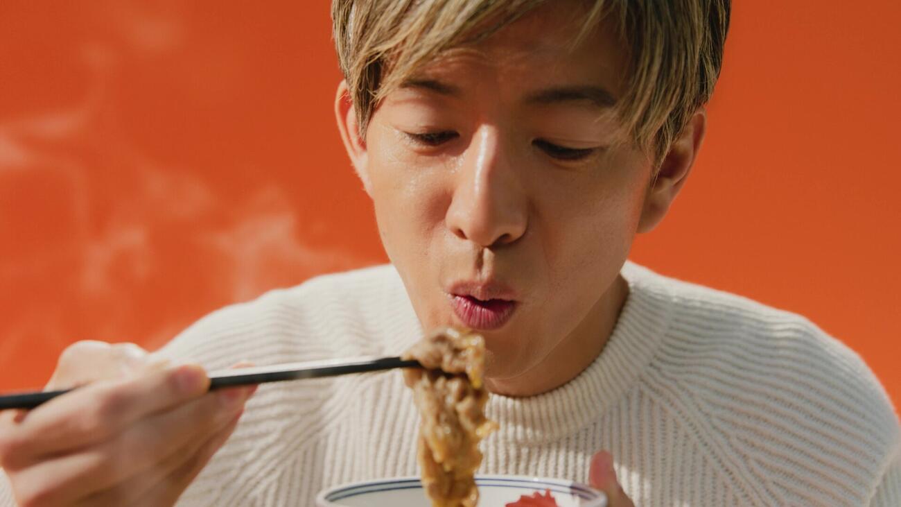 「吉野家」の新CMに出演する木村拓哉