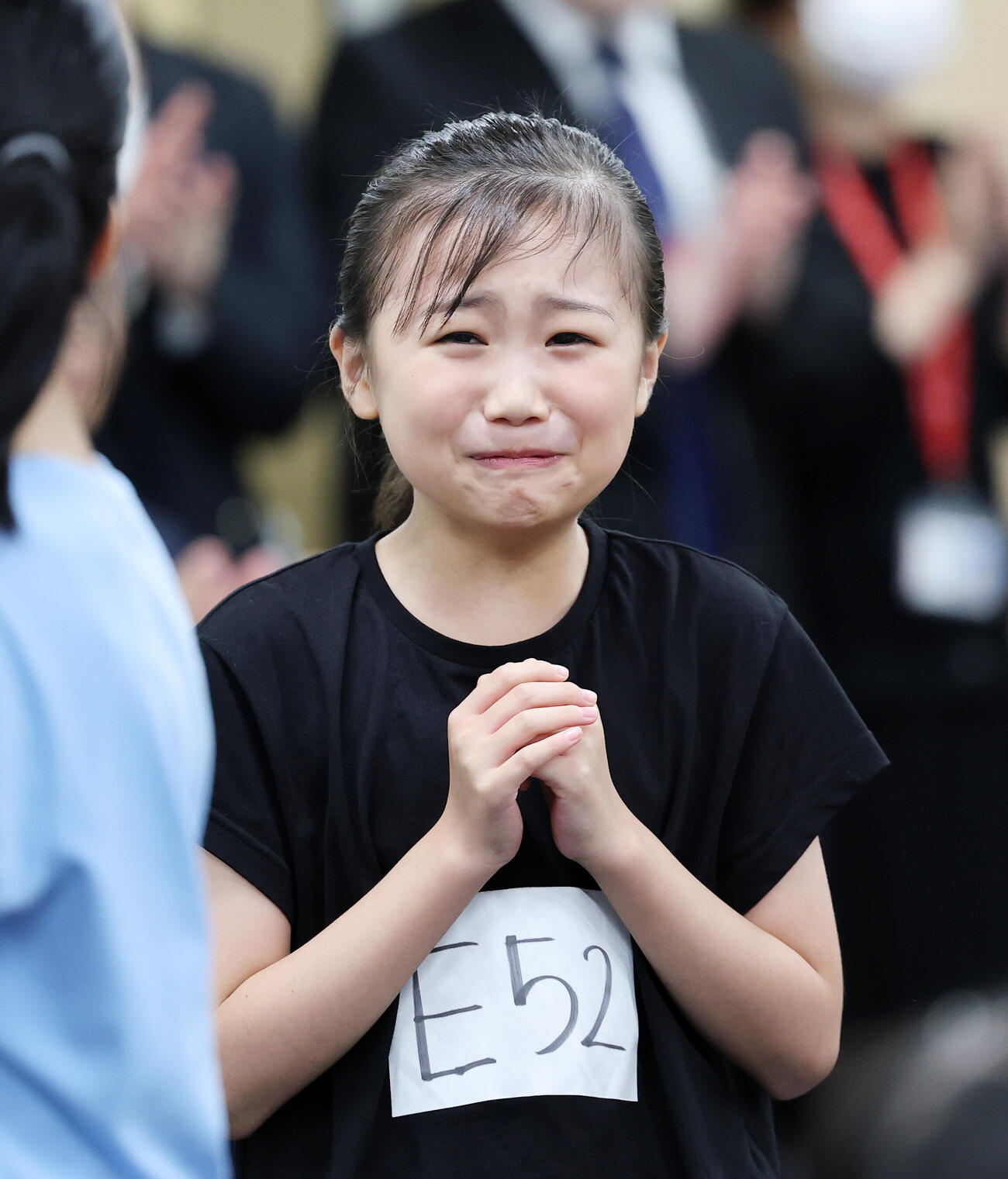 アニー役に決まった宿谷彩禾（撮影・鈴木正人）