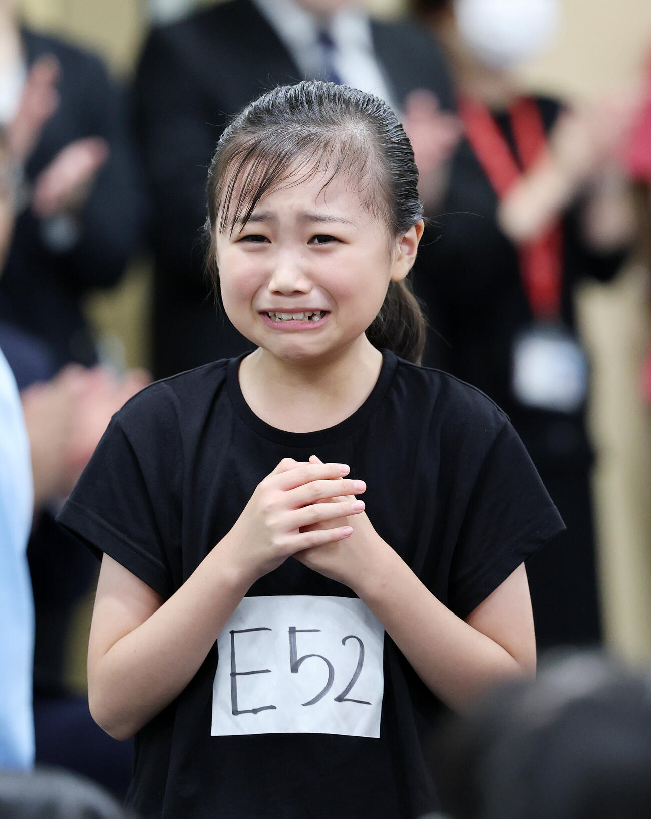 アニー役に決まった宿谷彩禾（撮影・鈴木正人）