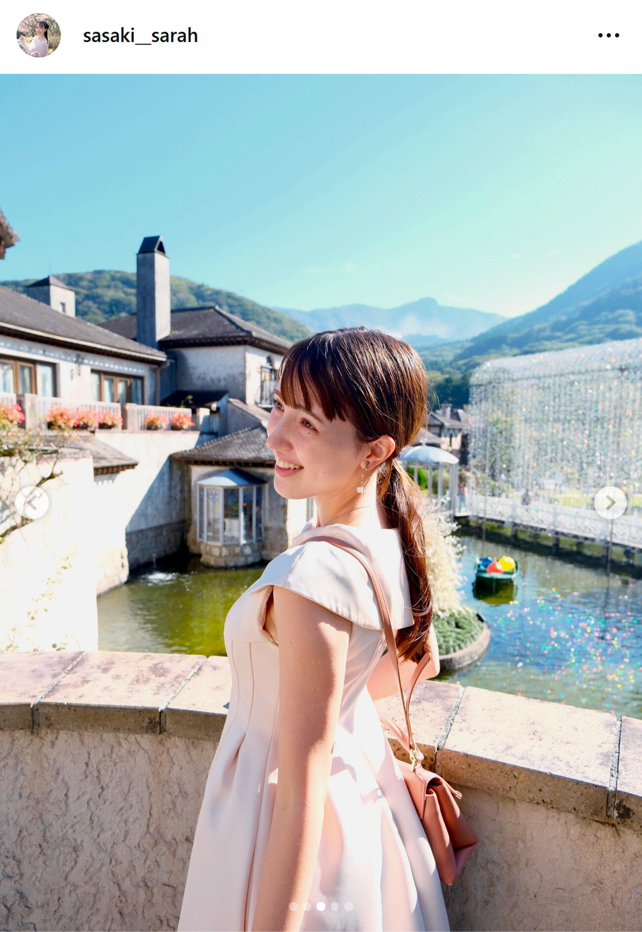 静岡朝日テレビ佐々木沙羅アナのインスタグラムから