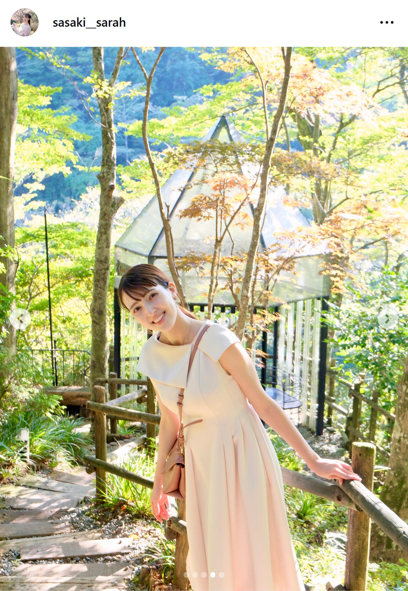 静岡朝日テレビ佐々木沙羅アナのインスタグラムから