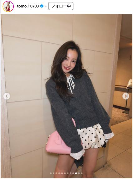 板野友美のインスタグラムから