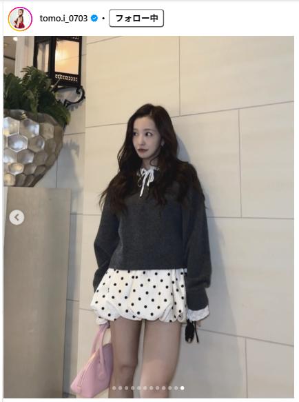 板野友美のインスタグラムから