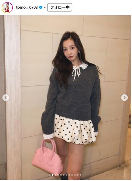 板野友美のインスタグラムから