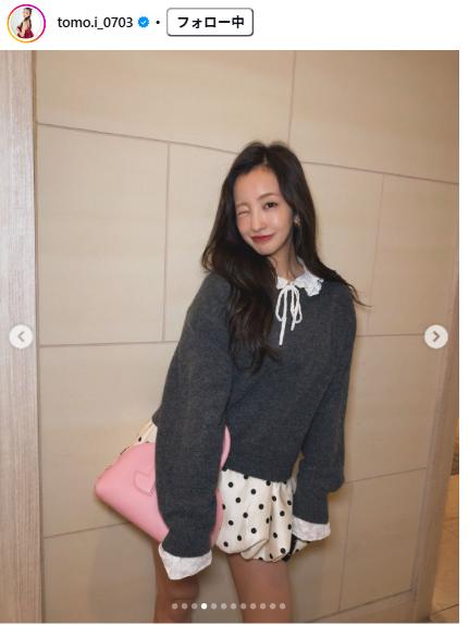 板野友美のインスタグラムから