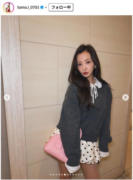 板野友美のインスタグラムから