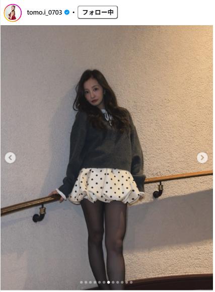 板野友美のインスタグラムから