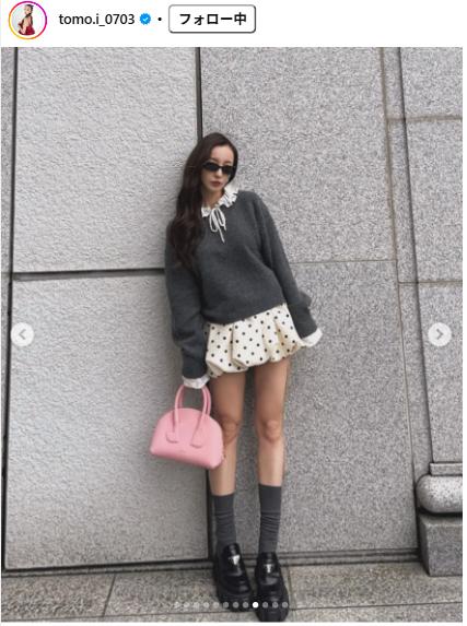 板野友美のインスタグラムから