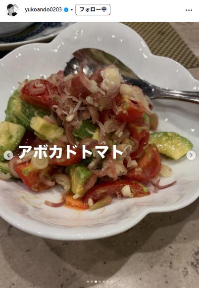 安藤優子のインスタグラムから