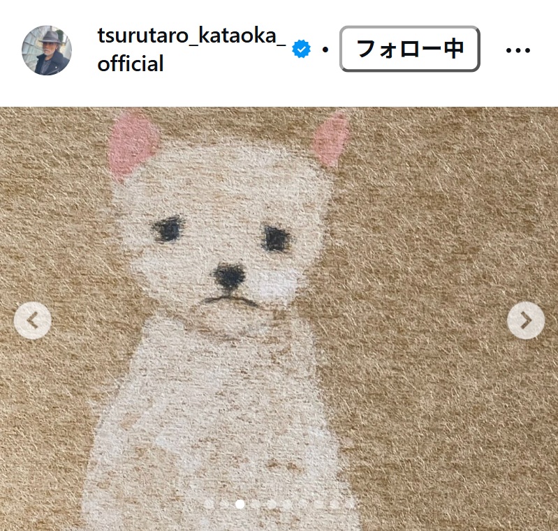 片岡鶴太郎のインスタグラムから