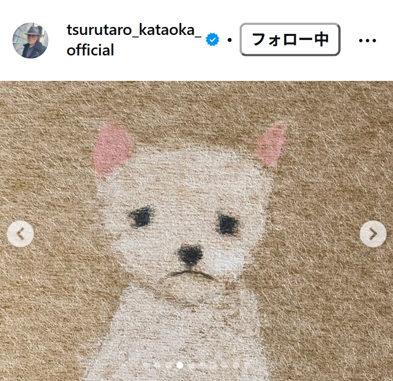 片岡鶴太郎のインスタグラムから