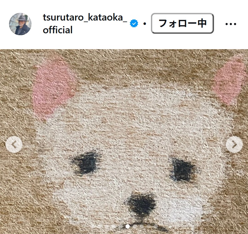 片岡鶴太郎のインスタグラムから