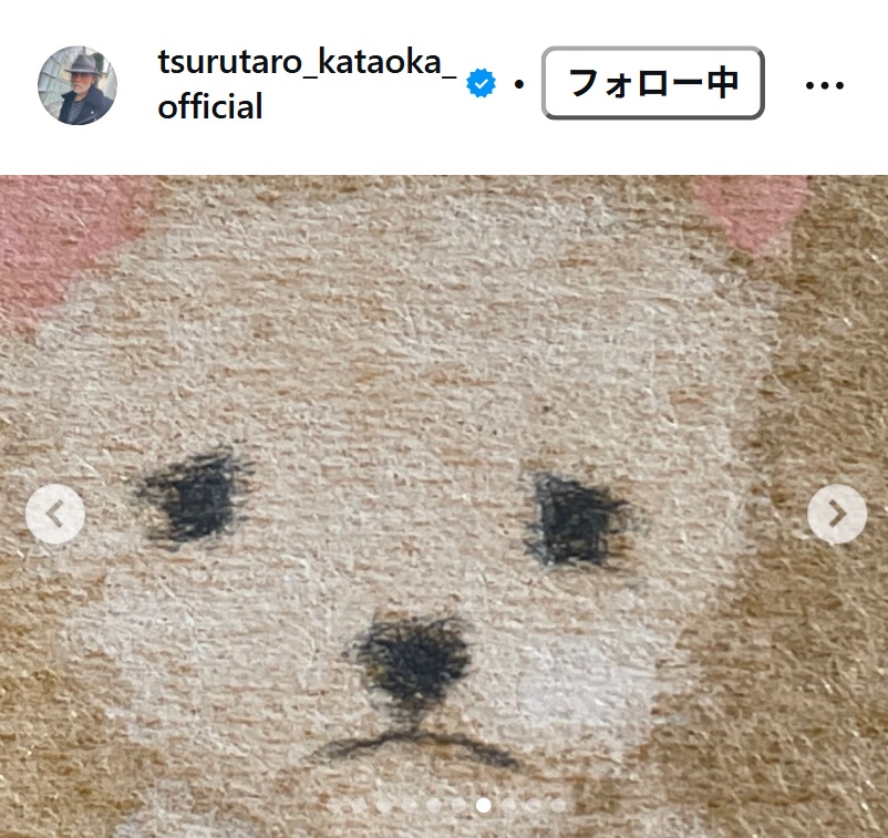 片岡鶴太郎のインスタグラムから