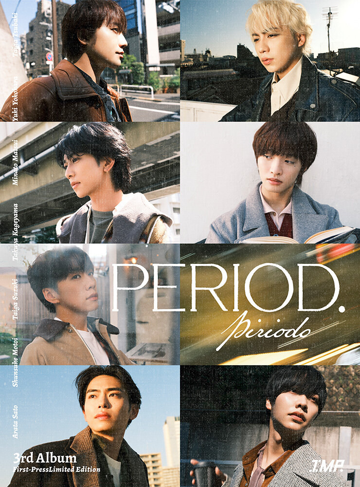 IMP.3rdアルバム「PERIOD.」の初回限定盤ジャケット