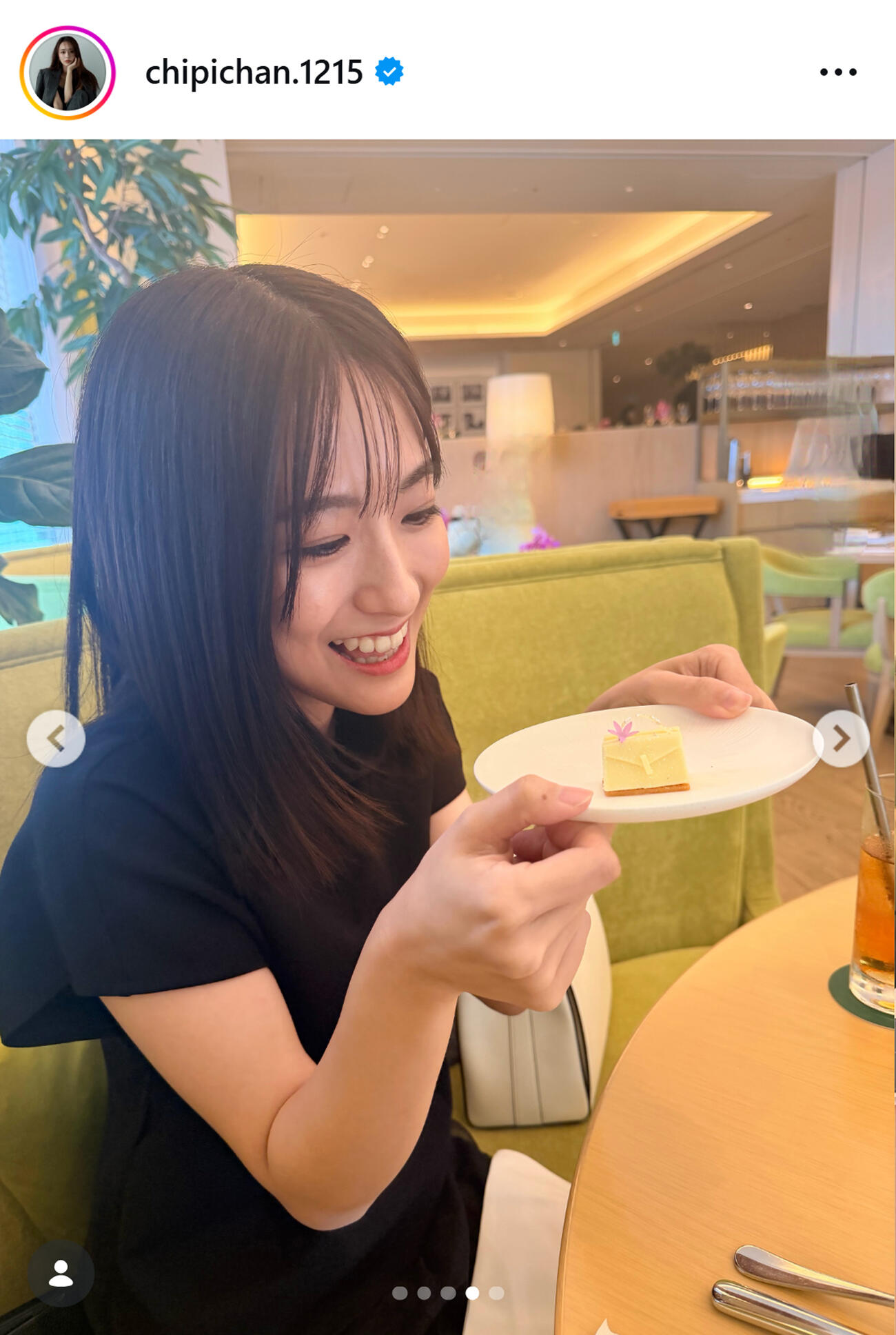 近藤千尋のインスタグラムから