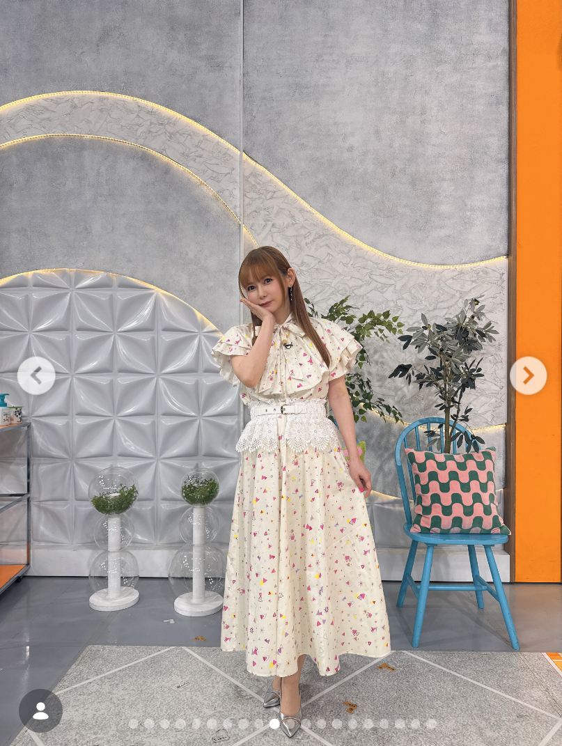 中川翔子のインスタグラムから