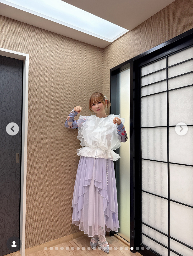 中川翔子のインスタグラムから