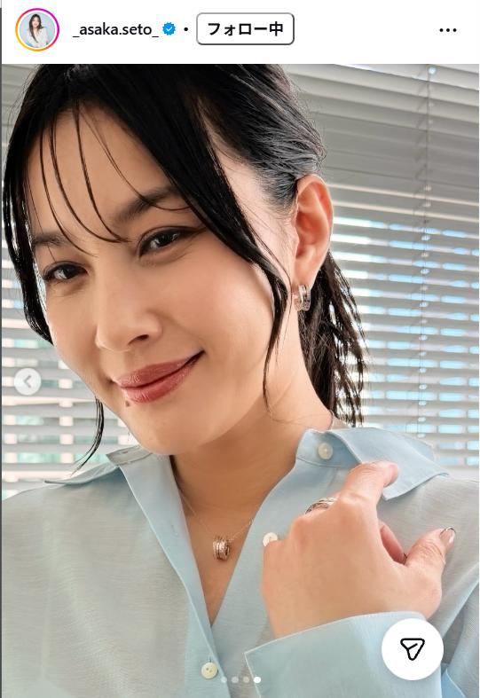 瀬戸朝香のインスタグラムから