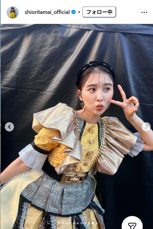 ももいろクローバーZ玉井詩織のインスタグラムから
