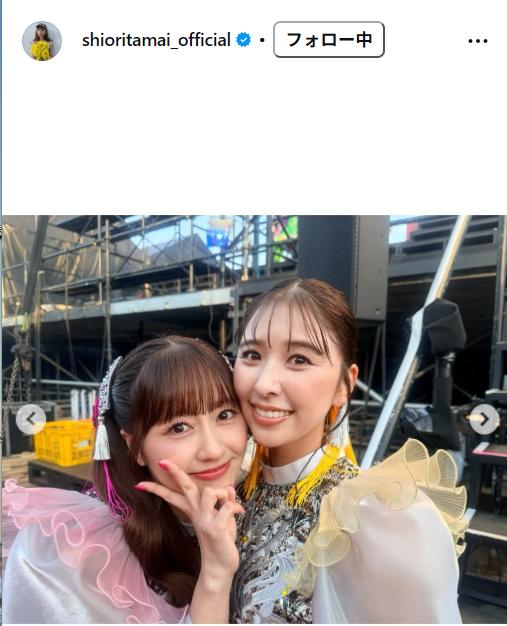 ももいろクローバーZ玉井詩織のインスタグラムから