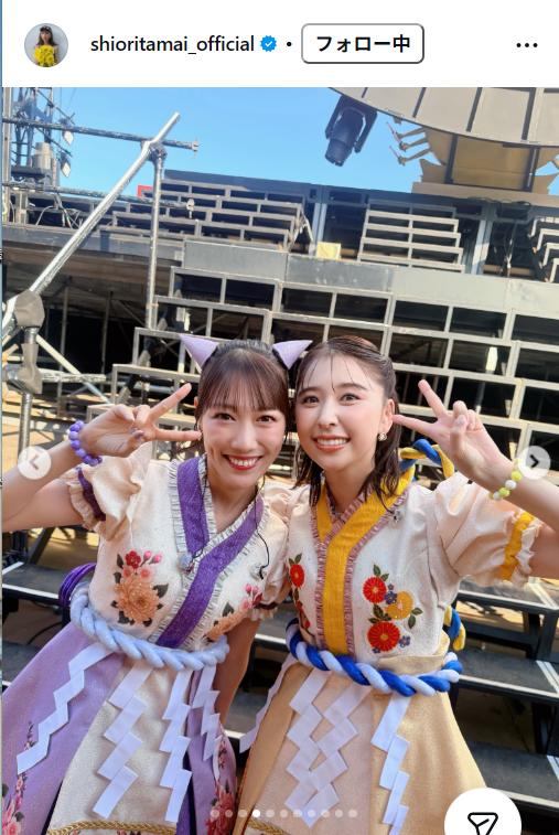 ももいろクローバーZ玉井詩織のインスタグラムから