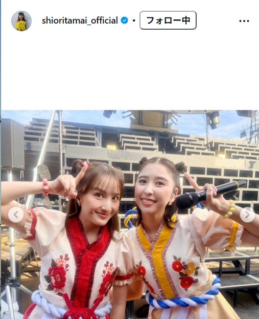 ももいろクローバーZ玉井詩織のインスタグラムから