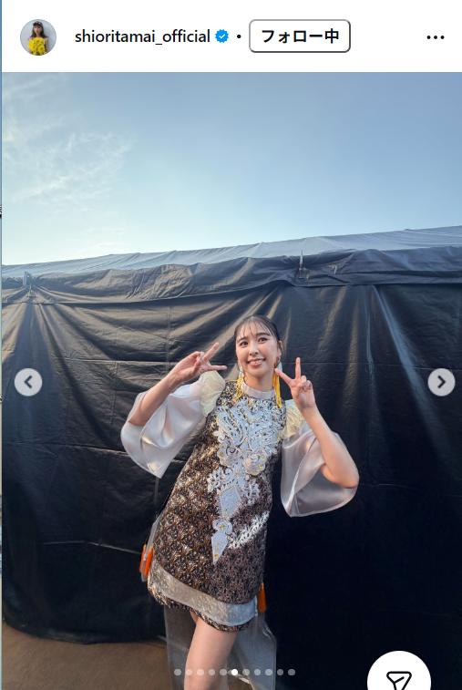 ももいろクローバーZ玉井詩織のインスタグラムから