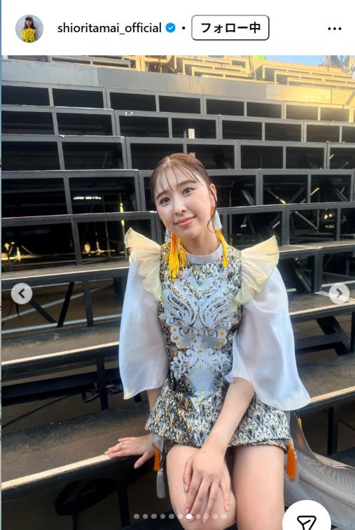 ももいろクローバーZ玉井詩織のインスタグラムから
