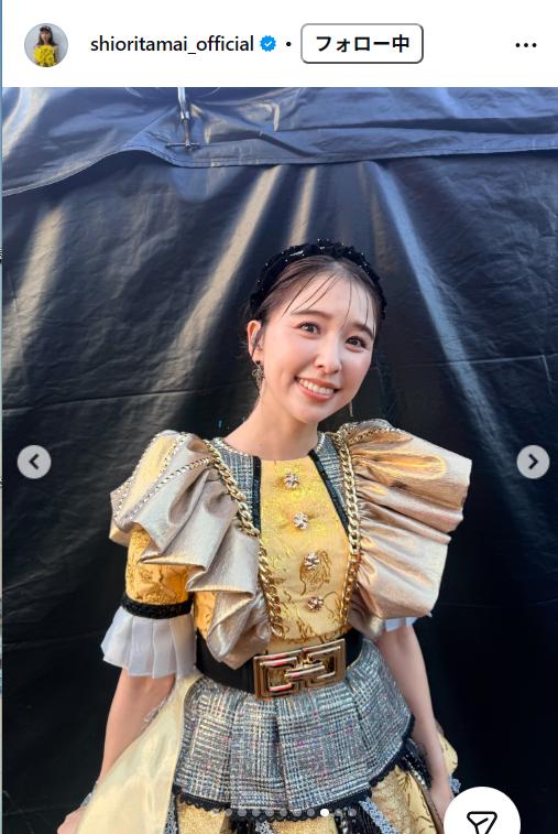 ももいろクローバーZ玉井詩織のインスタグラムから