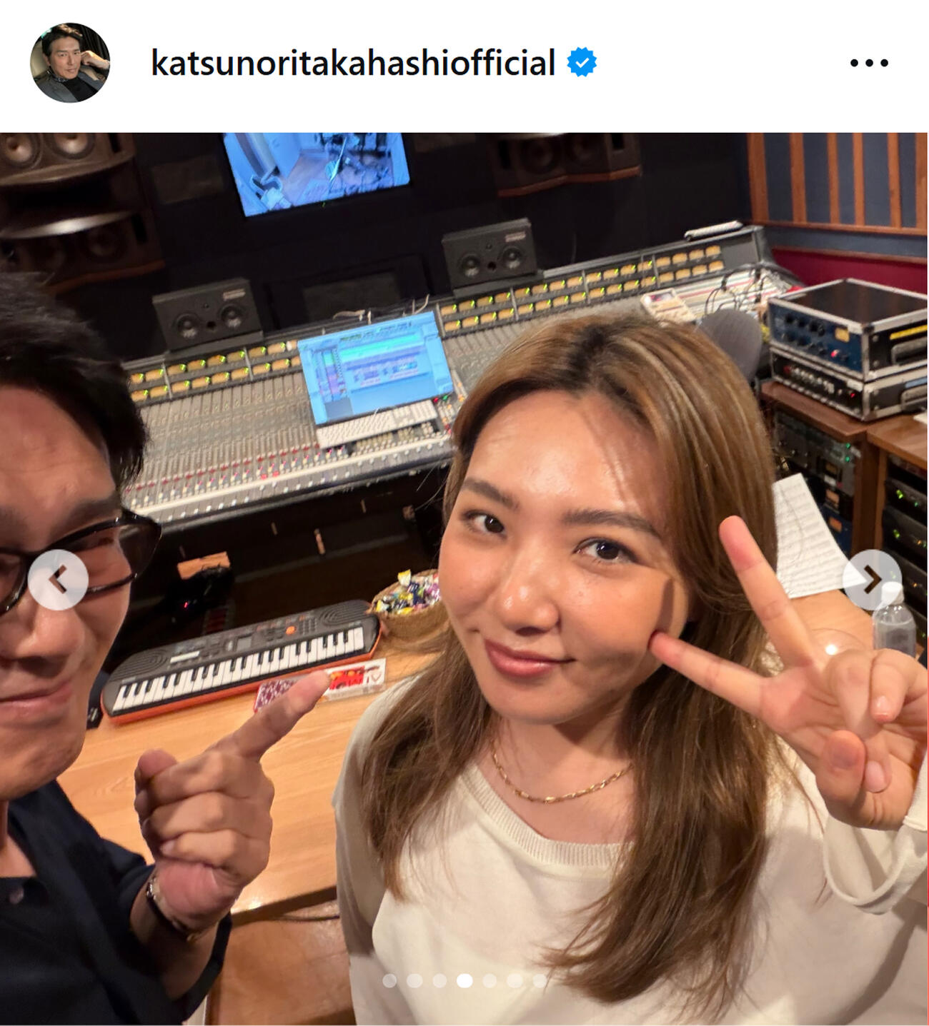 高橋克典のインスタグラムから