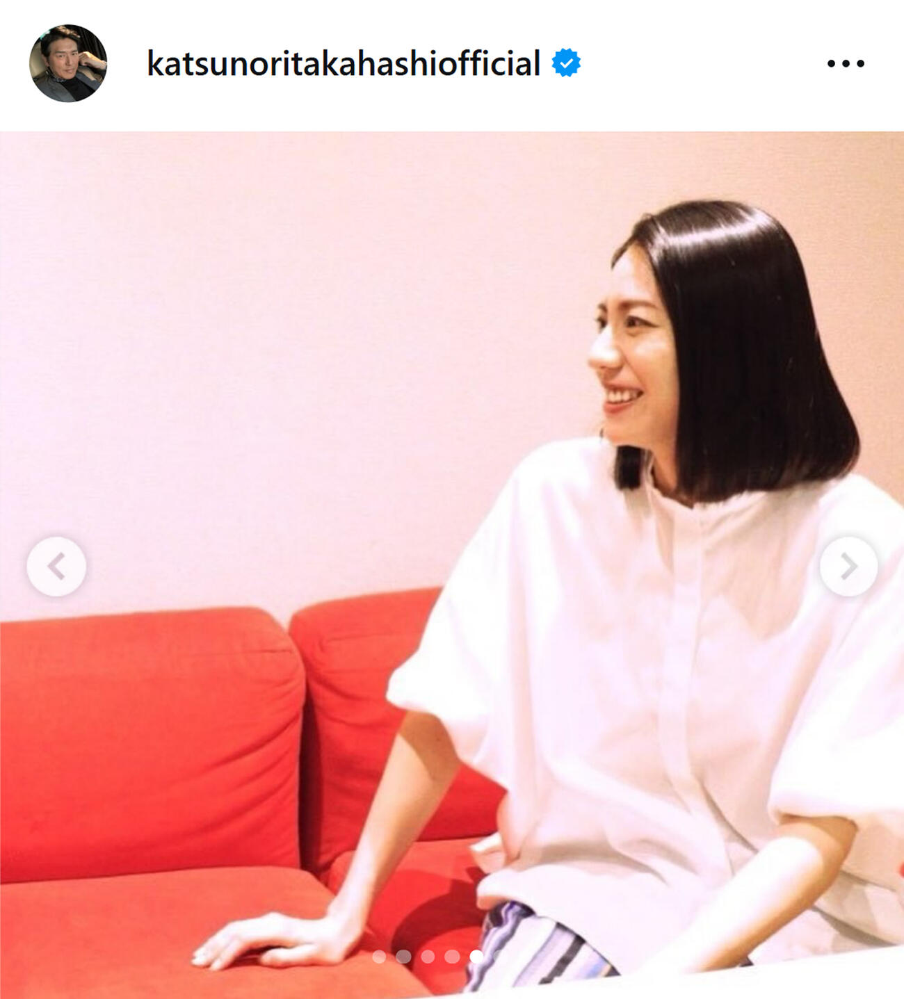 高橋克典のインスタグラムから