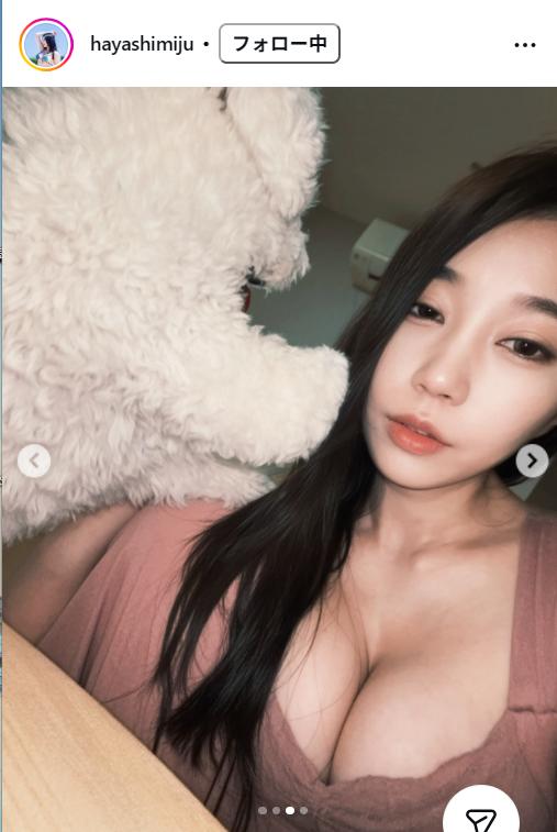 林未珠のインスタグラムから
