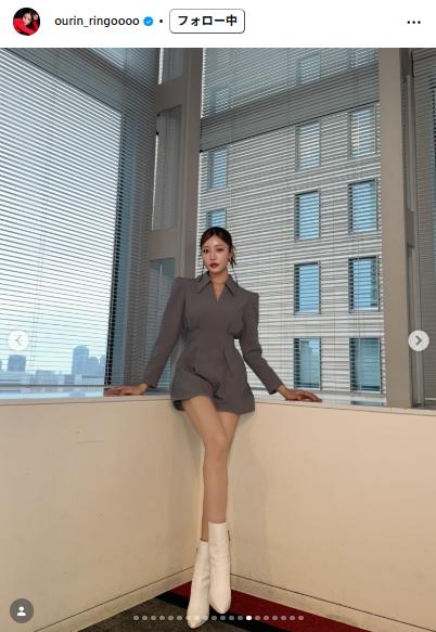 王林がさまざまな秋の装いを披露（王林のインスタグラムから）