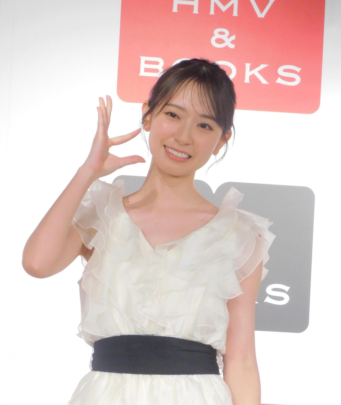 セカンド写真集「機微」発売記念会見に登壇した日向坂46金村美玖（撮影・寺本吏輝）