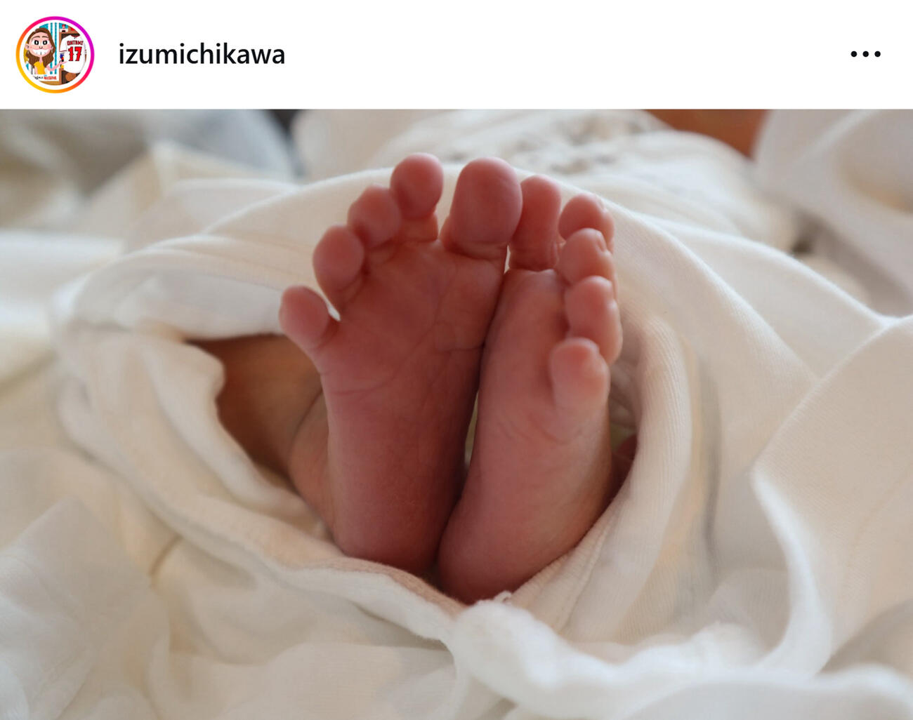 市川いずみの第2子（市川いずみのインスタグラムから）