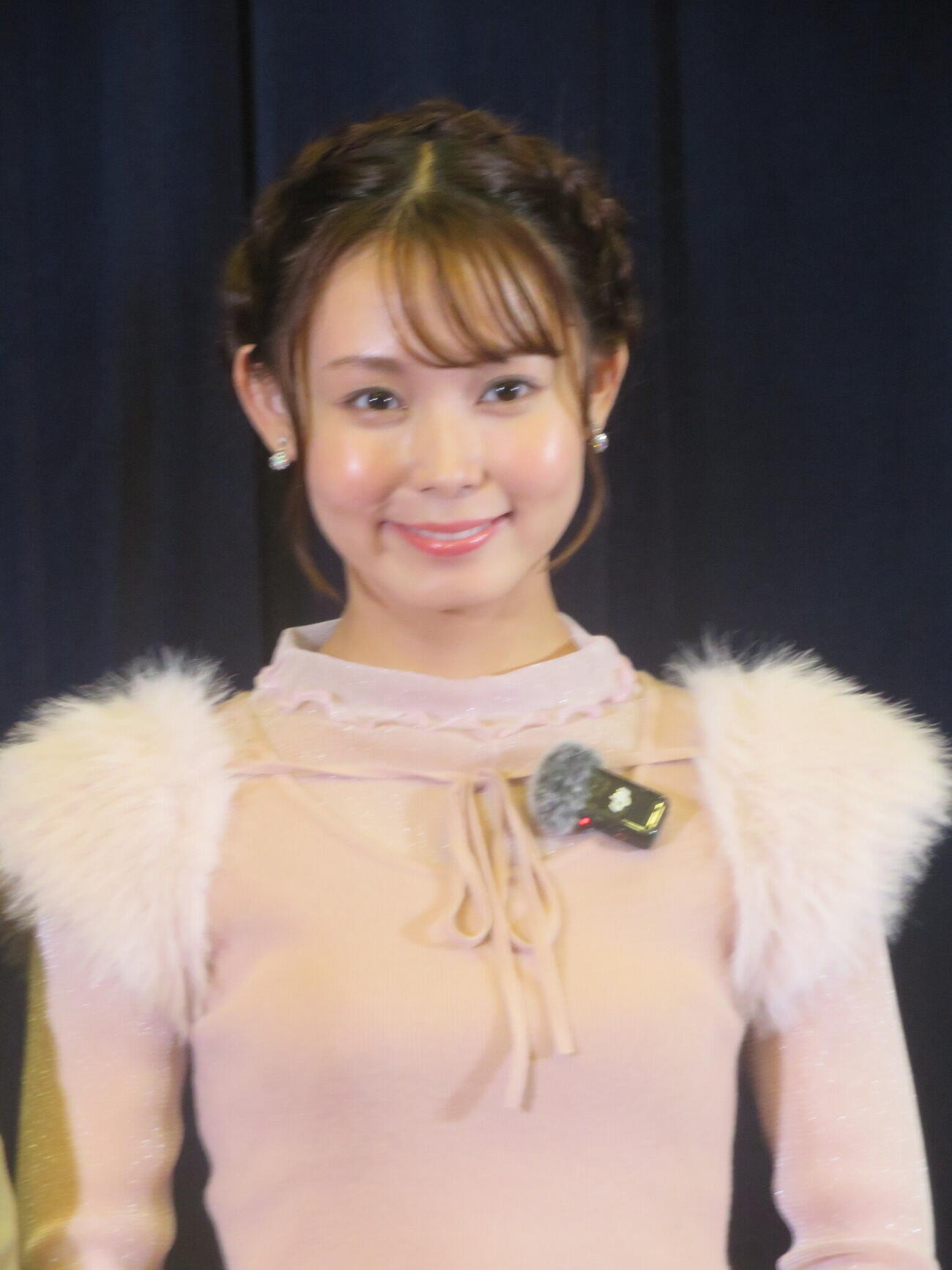舞台「ミノタウロスの皿」特別取材会に出席した内田未来（撮影・川田和博）