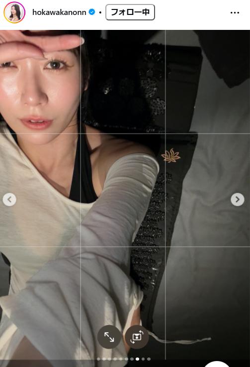 穂川果音のインスタグラムから