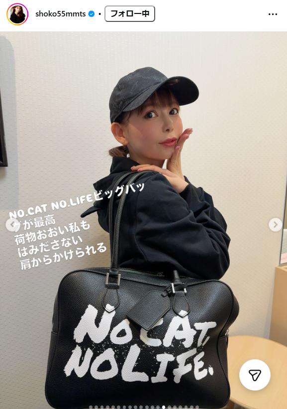 中川翔子のインスタグラムから