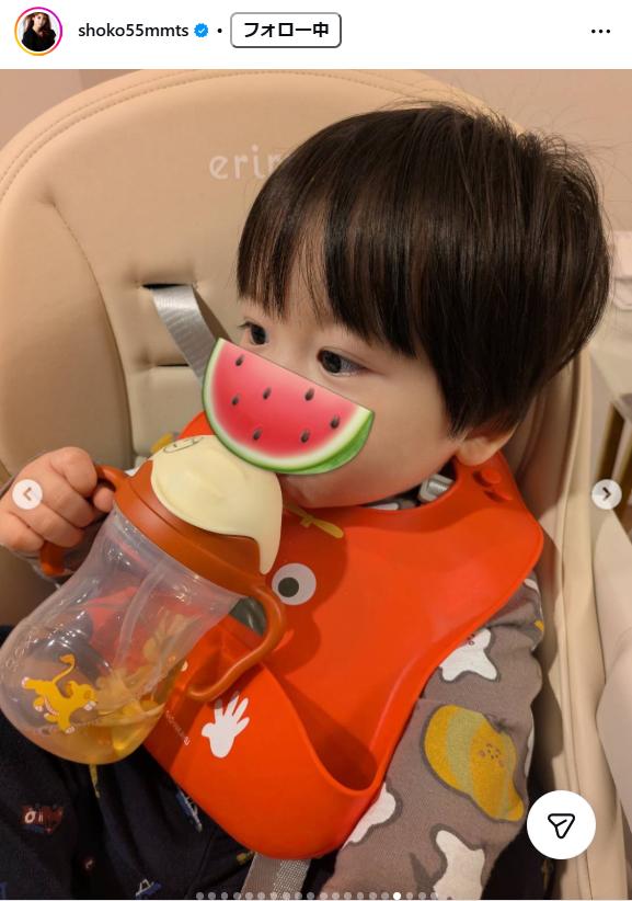 中川翔子のインスタグラムから