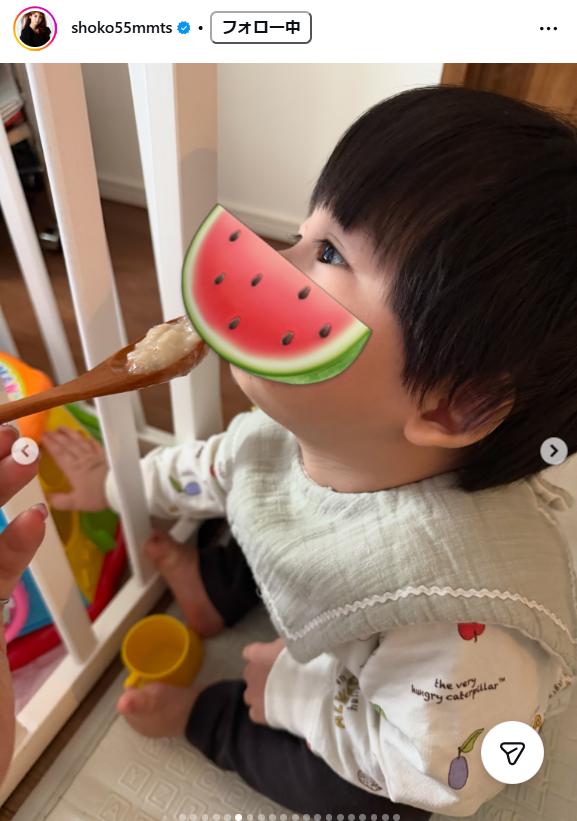 中川翔子のインスタグラムから